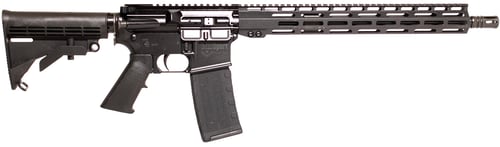 ATI ATIG15MS556ML13 MilSport  5.56x45mm 301 16 Inch Black Threaded Barrel, Matte Black Picatinny Rail Receiver, 13 Inch MLOK Handguard, Black 6 Position Rogers SuperStoc, Black Polymer Grip | 5.56x45mm NATO | 810113111650