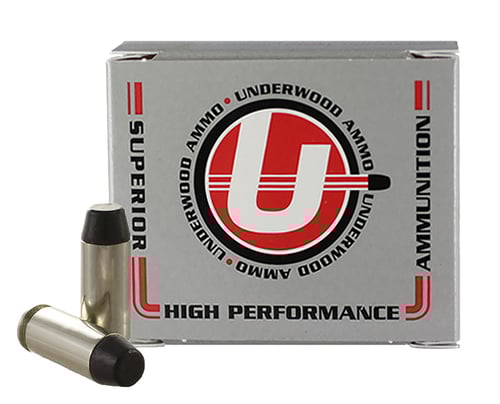 Underwood Ammo 242   10mm 220gr Hard Cast Flat Nose 20 Per Box/10 Case | 10mm | 816874020842