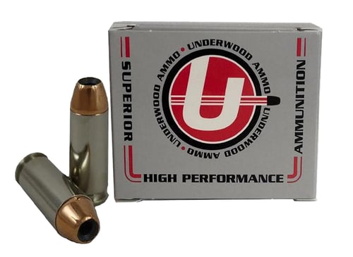 UNDERWOOD 10MM 150GR JHP 20RD 10BX/CS <