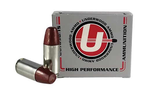 Underwood Ammo 719   9mmP 147gr Hard Cast Flat Nose 20 Per Box/10 Case | 9x19mm NATO | 816874023430