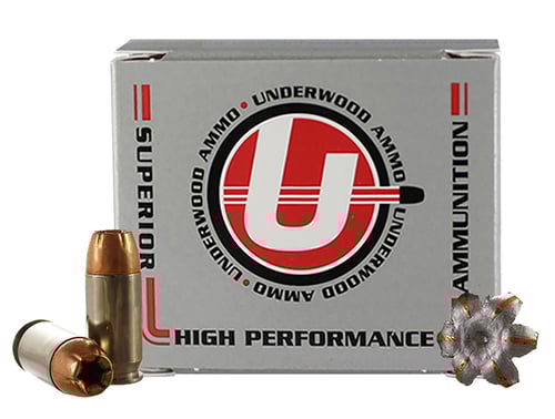 Underwood Ammo 334   45ACPP 230gr Jacketed Hollow Point 20 Per Box/10 Case | .45 ACP | 816874020293