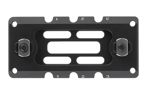 Leapers TLUMA01 ARCA Rail 3.10 Slot M-LOK  Matte Black Anodized Aluminum 3.10