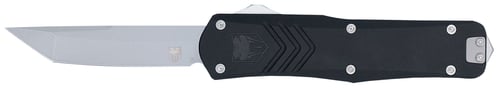 CobraTec Knives MBLKFSXGEN3TNS FS-X Gen III Medium 3 Inch OTF Tanto Plain Stonewashed D2 Steel Blade, 4.68 Inch Aluminum Handle | 075338927169