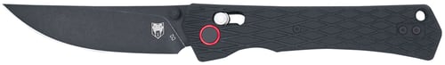 CobraTec Knives CTLEGBLK Legacy  EDC 3.50 Inch Folding Plain Black TiCN D2 Steel Blade, 5 Inch Black Textured Aluminum/G10 Handle | 075338927282