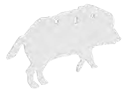 B/C AR500 3/8 Inch SILHOUETTE BOAR WHT | 888151083086