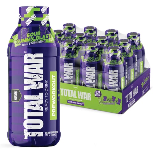 Redcon1 RC1TWRTDSGB-12 Total War Ready to Drink Sour Gummy 12 Pack | 810044570175