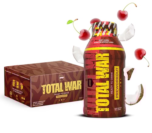Redcon1 RC1TWRTDTB12 Total War Ready to Drink tigers Blood 12 Pack | 810044570144