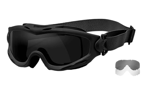 Wiley X SP29B Spear Goggles Smoke Gray Lens Matte Black Frame | 712316060455