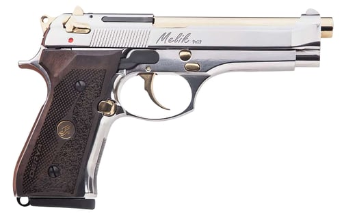 DERYA MELIK 9MM 4.9 Inch 17RD SLVR/GOLD | 9x19mm NATO | 850067243632