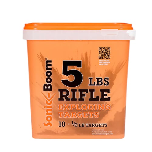 Sonic Boom 1/2 lb Exploding Rifle Targets 10/ct | 091037610980
