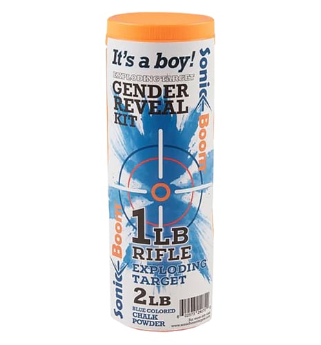 Sonic Boom/jerent SBTGRBOY  Gender Reveal Kit Rifle Firearm 1 lb Boy | 060257324070