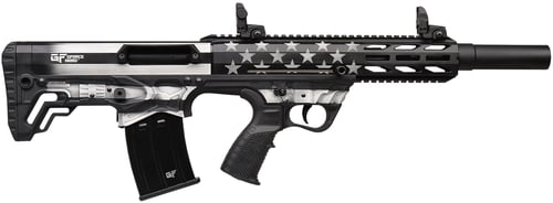 Gforce Arms GFY1USG GFY1 USA 12 Gauge SemiAuto 3 Inch 51 18.50 Inch Black Threaded Barrel, BW American Flag Aluminum Receiver w/Picatinny Rail, BW American Flag Bullpup Polymer Stock, Black Polymer Grip | 12GA | 643477863275