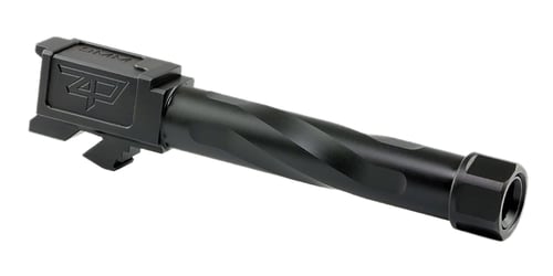 Zaffiri Precision ZP.19BTBN   9mm Fits Glock 19 Gen 1-5 4.60 Inch Black 416R Stainless Steel | 658792270042
