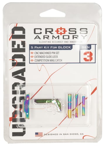 Cross Armory CRGOKRB 3 Piece Upgrade Kit P80 Gen13 Rainbow | 722208561410