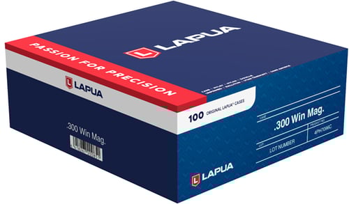 LAPUA 4PH7096C UNP CASE 300 WINCHESTER MAG 100 | 6418267200851