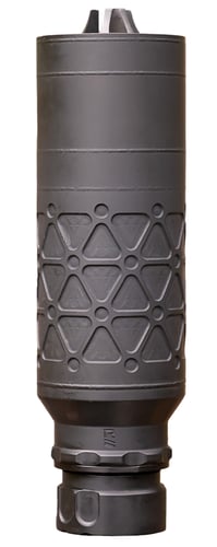 Rugged Suppressors AXL762 Axial Suppressor 7.62mm 1.98 Inch Black Stainless Steel 5/8 Inchx24 | .307.62mm | 850044499335