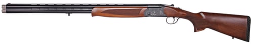 Iver Johnson Arms IJ60028 IJ600  28 Gauge Break Open 2.75 Inch 2 Shot 28 Inch Black Over/Under Vent Rib Barrel, Engraved Matte Black Chrome Steel Receiver, Fixed Walnut Stock | 28GA | 712195498479