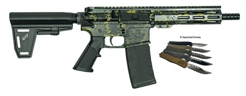 GLFA GL15 LBLKPISTOL BUNDLE 7.5 BRACE  LICHENBLK | 638457790832