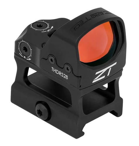 Zero Tech Optics THDRS28H Thrive HD w/High Mount Black 1x28mmx20mm, 3 MOA Red Dot Reticle Picatinny Rail/RMR Footprint Mount | 9334046005127