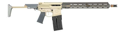 Q LLC  Honey Badger CA Compliant 5.56 NATO 16 Inch Clear Anodized Cerakote Aluminum Receiver w/Picatinny Rail, MLOK Handguard, Black Polymer Stock, Black Polymer Grip | 810152961391