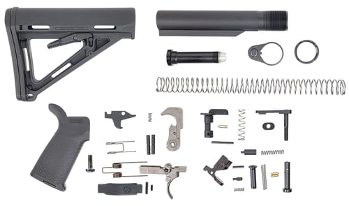 Dpms Panther Arms DP51655109854 MOE PPT Lower Build Kit AR15 Includes Black Magpul Grip  Magpul MOE Black Stock | 850032424066