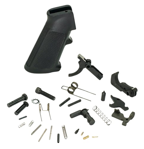 White Label Armory WLALOW101701 Pistol Lower Parts Kit For AR15 Black | 810155160715