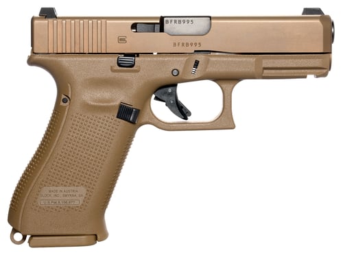 GLOCK 19X V NIGHT SIGHTS 19-SHOT FDE