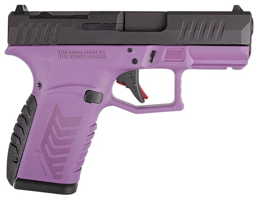 DY9Z 9MM PURPLE/BLK 15+1 OR | OPTIC-READY SLIDE