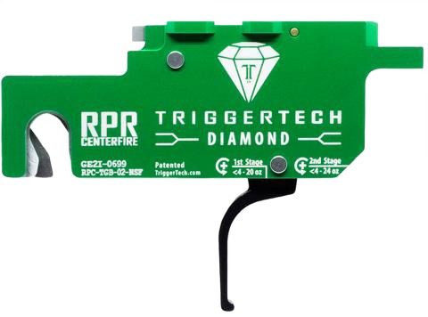 TRIGGERTECH RUGER RPR TWO STAGE DIAMOND BLACK FLAT