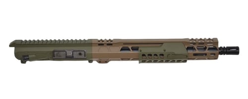 Bilson Arms P7UFSFG10R1 BA15FCP  338 ARC 101 12.50 Inch Threaded Barrel, Flat Dark Earth/Sniper Green Cerakote Aluminum Receiver w/Picatinny Rail, MLOK Handguard | 850067503712