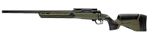 Savage Arms 32647 110 Core Predator Full Size 22 Creedmoor 101 22 Inch Medium Heavy Fluted Barrel, Arca Rail Forend, Hunter Green AccuStock w/AccuFit V2 Synthetic Stock, Left Hand  | .22 CREEDMOOR | 011356326478