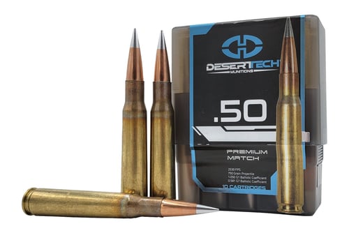 DT DTM500750BX DTM AMMO BOX 50BMG  750GR   10/10 | 813865021529
