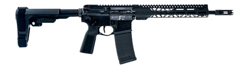 Faxon Firearms FXPRO6A125GA1075 Pro  6mm ARC 101 12.50 Inch Black Nitride Match Grade Threaded Barrel, Black Aluminum Receiver w/Picatinny Rail, MLOK Handguard, Black SB Tactical SBA3 Brace, Ergonomic G | 810209950262