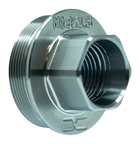 FAXON M18X1.5 DIRECT THREAD TO HUB ADAPTER TITANIUM