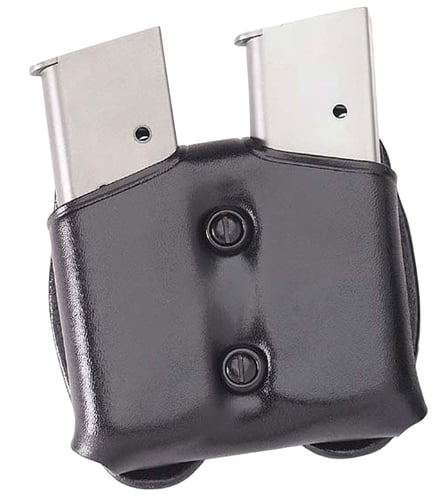 Galco CDM24B CDM Mag Carrier Double Black Leather Belt Loop Belts 1.50-1.75