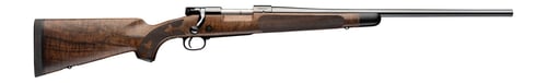 Winchester Repeating Arms 535248220 Model 70 Super Grade 308 Win 51 22 Inch Blue Polished Target Crown Barrel, Blue Polished Steel Drilled  Tapped Receiver, Gloss AAA Claro Walnut Fixed Stock, Right Han | .308 WIN | 023614899853