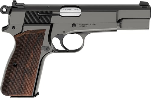 Springfield Armory SA35 Handgun 9mm Luger 15rd Magazine 4.7 Barrel Black with Wood Grip | 9x19mm NATO | 706397001582