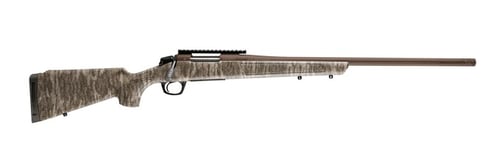 CVA CR3981MOBL Cascade XT 6.5 Creedmoor 41 22 Inch Midnight Bronze Cerakote Fluted Threaded Steel Barrel  Receiver w/Picatinny Rail, Mossy Oak Bottomland Adjustable Synthetic Stock, Right Hand | 6.5 CREEDMOOR | 043125001798