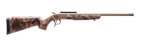 CVA CR4434DC Cascade Takedown 223 Rem 1rd 20 Inch Flat Dark Earth Cerakote Stainless Steel Threaded Barrel  Receiver w/Picatinny Rail, Duck Camo Synthetic Stock  | .223 REM | 043125002221