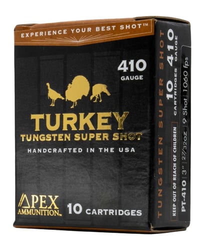 APEX AMMO PT4109   410G 3    27/32 9        10/10 | 850010408224