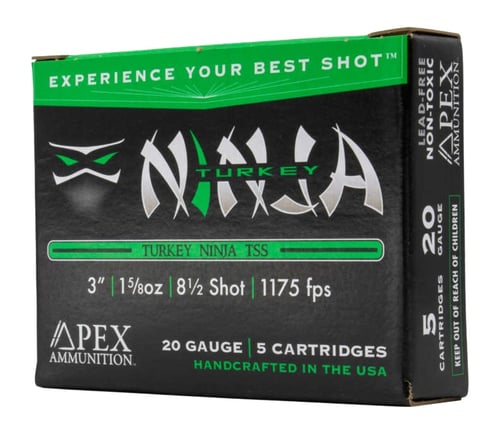 APEX AMMO NINJA20    20G 3    15/8 8.5       5/10 | 850010408217