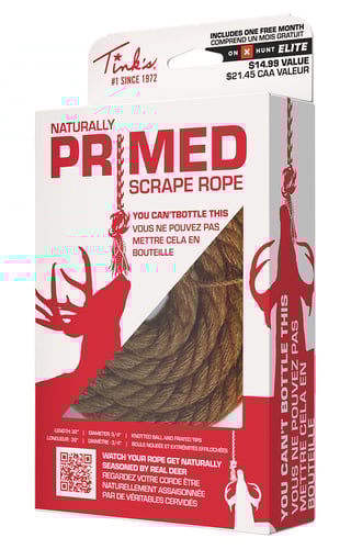 TINKS W5946    PRIMED SCRAPE ROPE | 049818218405