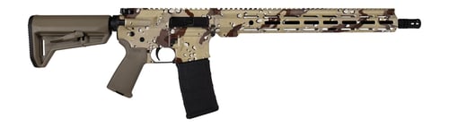 Shark Coast Tactical AR Rifle 5.56 NATO 30rd Magazine 16 Barrel Chocolate Chip with Magpul Furniture | 810105517620