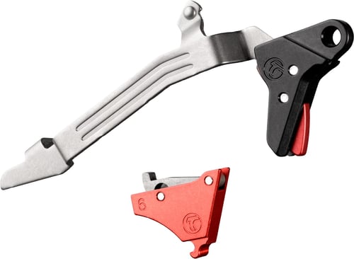TIMNEY TRIGGER ALPHA COMPETN FOR GLOCK GEN 6 3LB RED | 081950616749