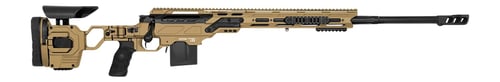 Cadex Inc CDX30LITE6524BR20I2B1N CDX30 Lite 6.5 Creedmoor 101 24 Inch Black DLC Fluted Threaded Barrel, Hybrid Tan Cerakote Receiver w/Picatinny Rail, MLOK Handguard, Adjustable Folding Hybrid Tan Butt | 842940110933