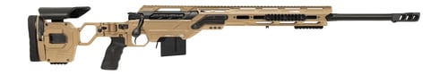 Cadex Inc CDXMCKRKN30824BR20I2F1 CDXMC Kraken 308 Win 101 27 Inch Black DLC Match Grade Threaded Barrel, Hybrid Tan Receiver w/Picatinny Rail, MLOK Handguard, Hybrid Tan Adjustable Folding Buttstock, B | 842940108756