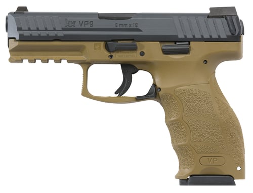 HK 700009FDELEA VP9 FDE 
9mm Luger Double 4.09