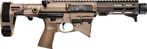 Maxim Defense  MD9 905 CQB 9mm Luger 5.50 Inch Black Nitride Threaded Barrel, Arid Brown Anodized Aluminum Receiver w/Picatinny Rail, MRax/MSlot Handguard, Arid Brown Polymer Maxim CQB Brace, Arid Brown | 680017481612
