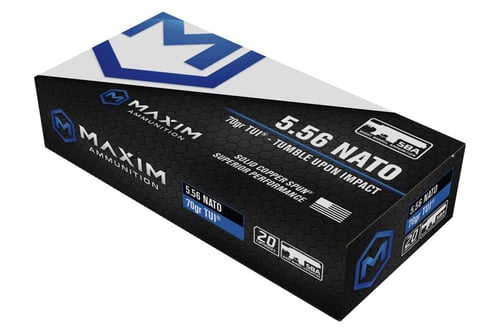 MAXIM MXM49002  5.56 NATO  70GR TUI SBA   20/25 | 680017490027
