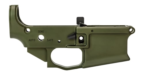 Griffin Armament MK2ALWHG MK2 Stripped Lower Receiver Aluminum Warhawk Green Anodized | 631465974829